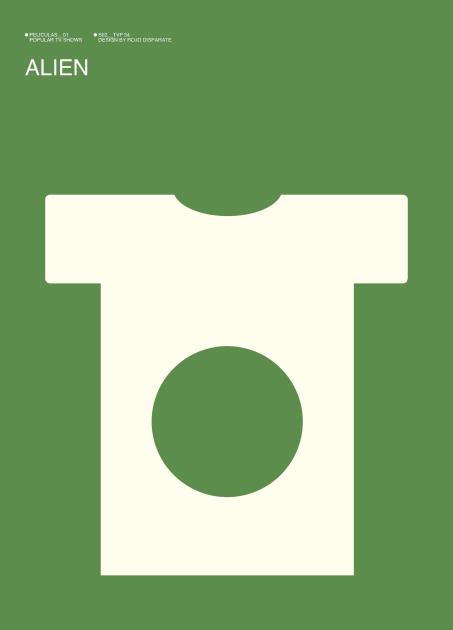 Alien por Rojo Disparate